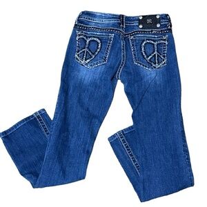 Miss Me Boot Denim Blue Jeans Size 27